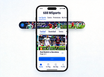 Tampilan mobile M88 MSports yang responsive dan dioptimalkan untuk smartphone dan tablet