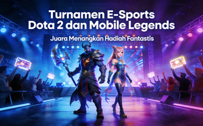 Turnamen E-Sports Dota 2 dan Mobile Legends